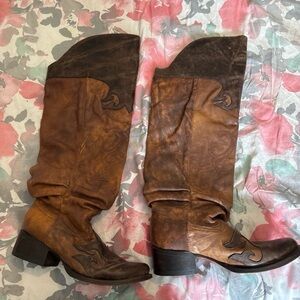 Charlie 1 Horse over knee boots vintage sz 7 1/2